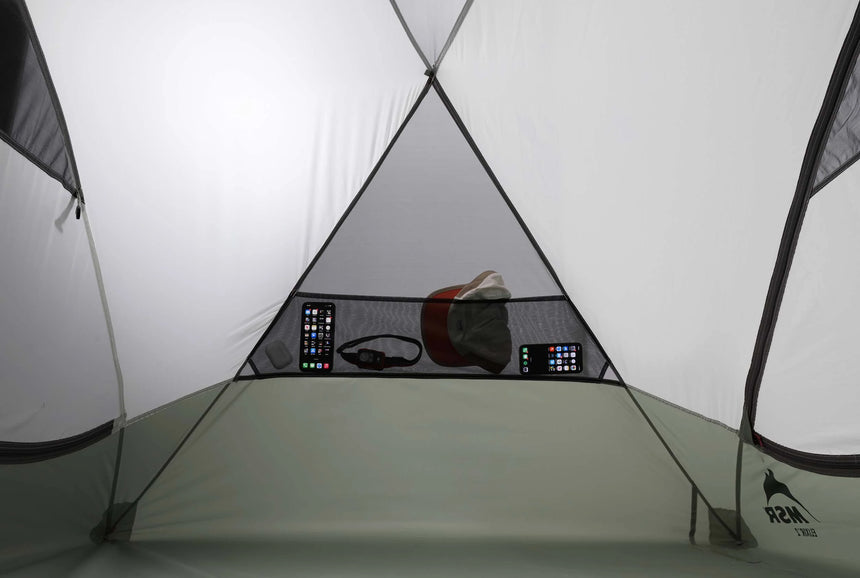 MSR Elixir™ 2-Person Backpacking Tent Outdoor Action - EnD Pocket Detail
