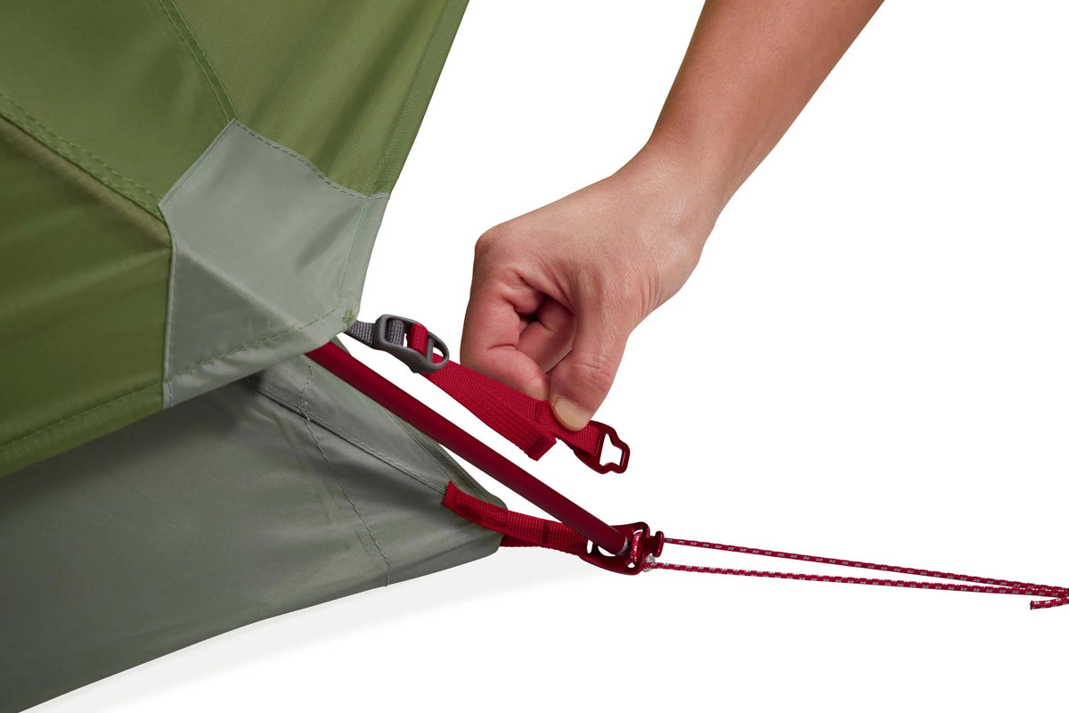 MSR Elixir™ 4-Person Backpacking Tent Outdoor Action- Corner Hardware & Stake Loop