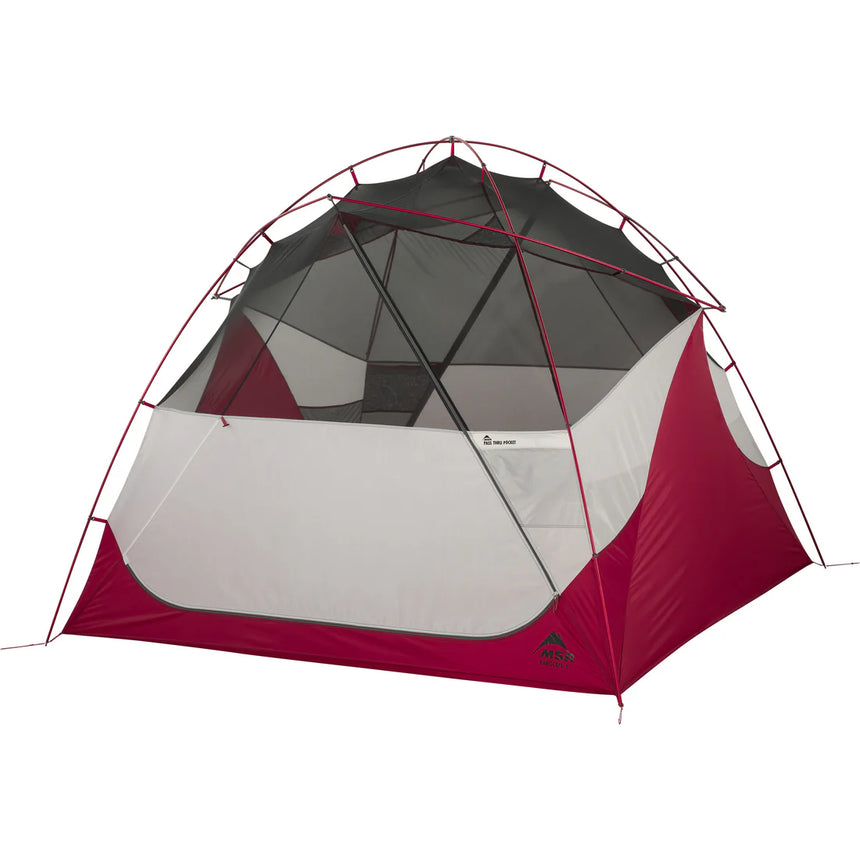 MSR Habiscape™ 4-Person Family & Group Camping Tent Outdoor Action- Tent Body (Angled)