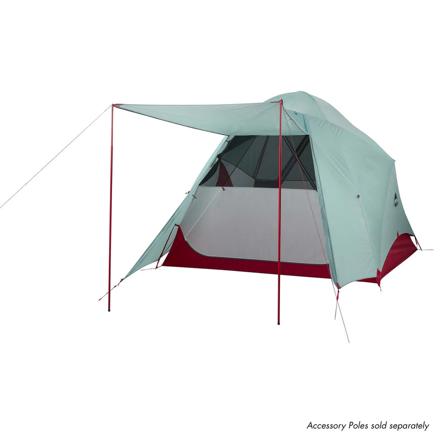 MSR Habiscape™ 6-Person Family & Group Camping Tent Outdoor Action- Awning