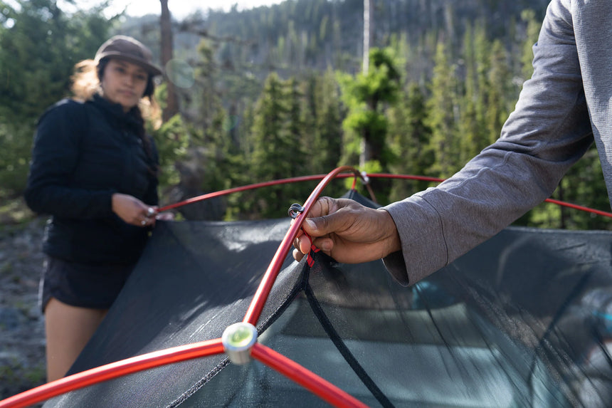 MSR Hubba Hubba™ LT 2-Person Backpacking Tent Outdoor Action- clips