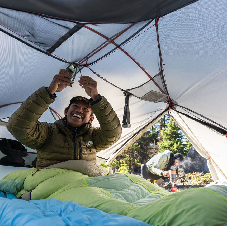 MSR Hubba Hubba™ LT 2-Person Backpacking Tent Outdoor Action- clothesline