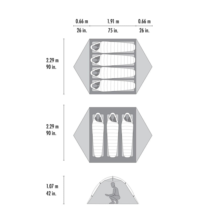 MSRMSR Hubba Hubba™ LT 3-Person Backpacking TentOutdoor Action