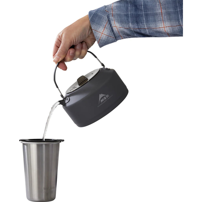 MSR Pika 1L Teapot Outdoor Action- Pour