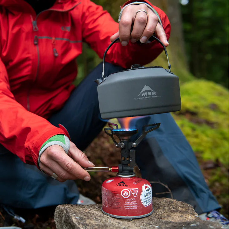 MSR PocketRocket® Deluxe Stove Outdoor Action- Product in use