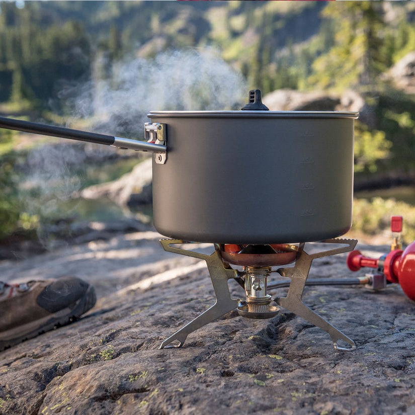 MSR Whisperlite International Stove Outdoor Action- Products in use