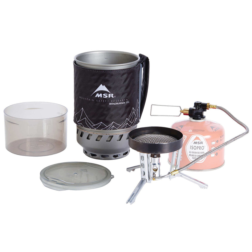 MSR WindBurner Duo Stove System Outdoor Action- No fuel