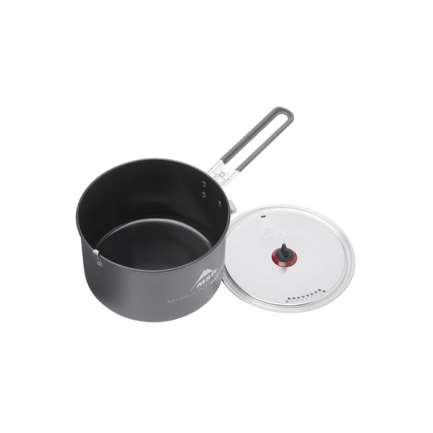 MSR WindBurner® Group Stove System Outdoor Action- 2.5 L Sauce Pot w/ Fusion Ceramic Nonstick Surface