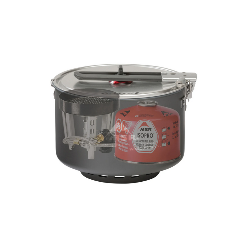 MSR WindBurner® Group Stove System Outdoor Action- Sauce Pot X-ray