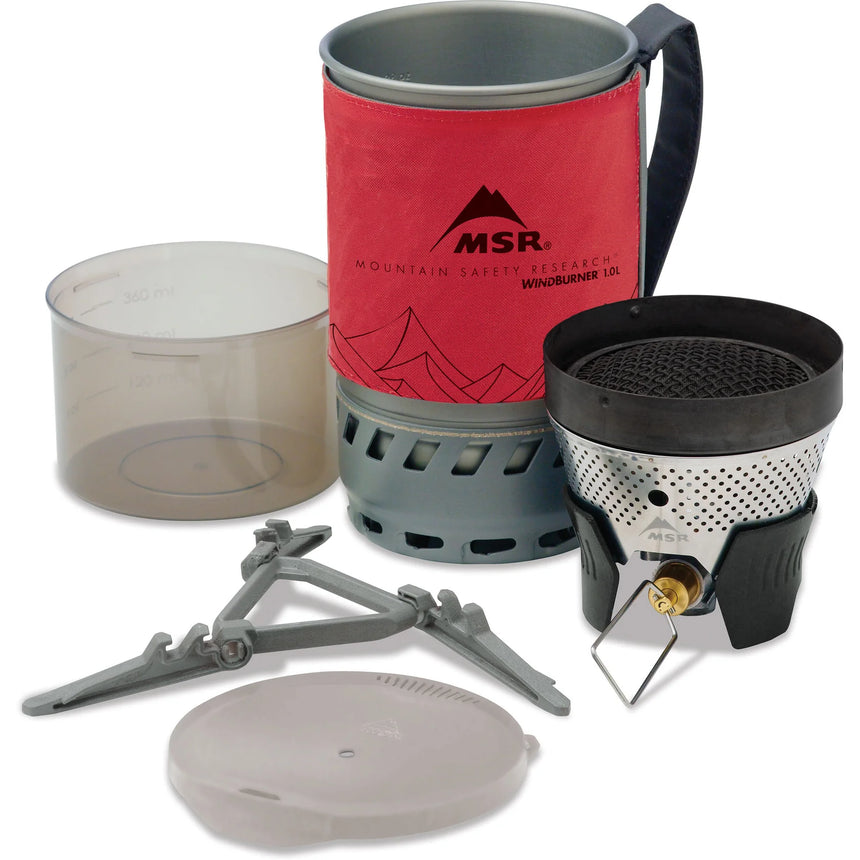 MSR WindBurner® Personal Stove System Outdoor Action Red- Product Preview