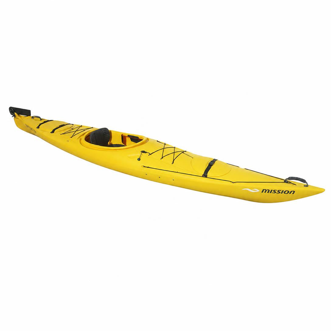 Mission Contour 450 Kayak Yellow - Front Angle
