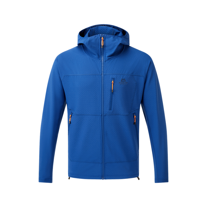 Mountain Equipment Arrow Hooded Men's Jacket in Admiral Blue - Front