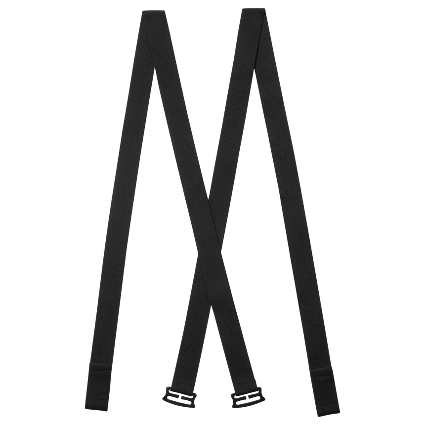 Mountain Equipment Braces (Cross Over Back) in Black - Flat Lay