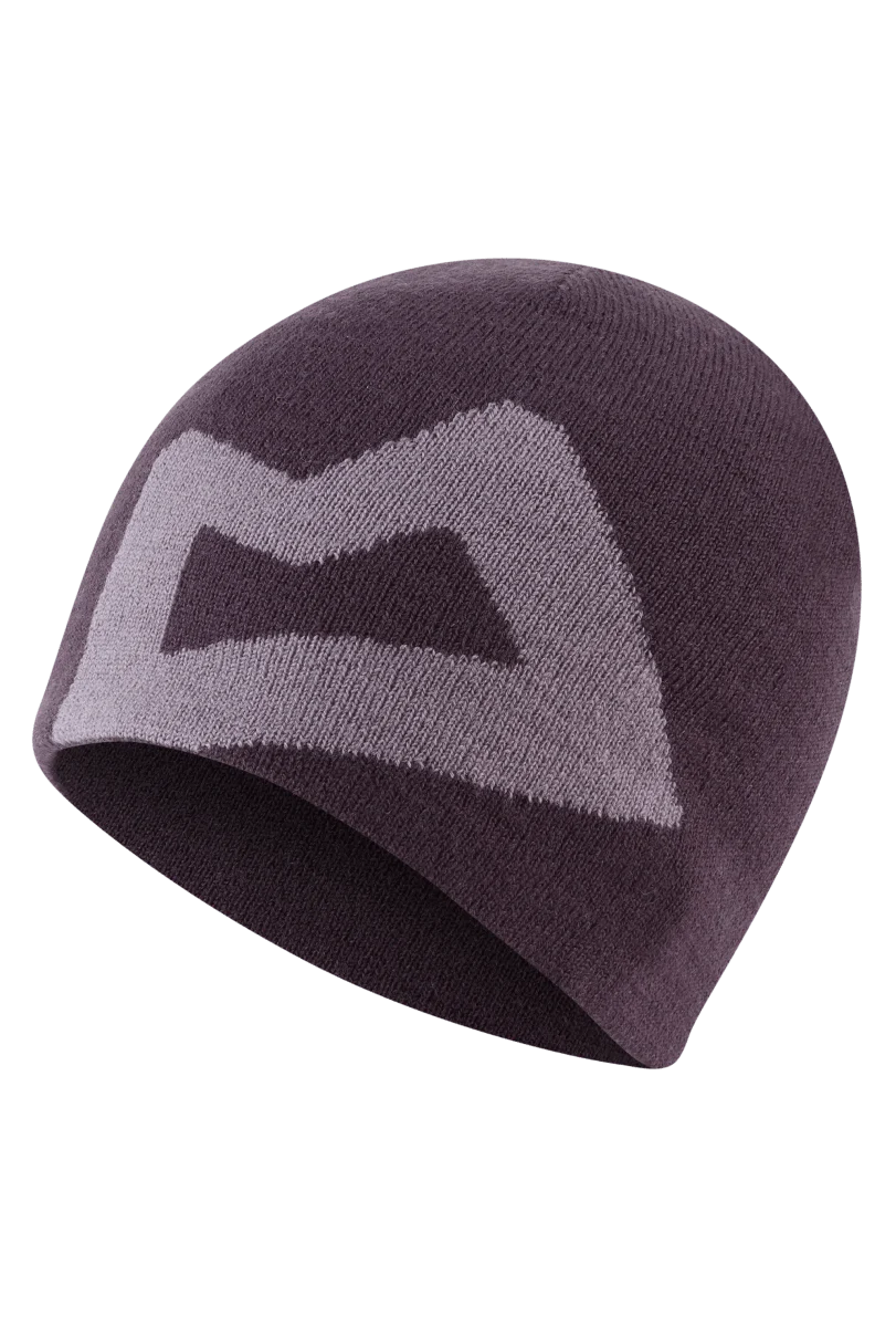 Mountain Equipment Branded Knitted Women's Beanie in Nightshade/Allium - Front