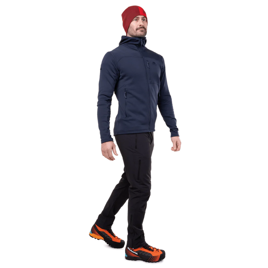 Mountain Equipment Durian Hooded Men's Jacket in Cosmos - Side Fit