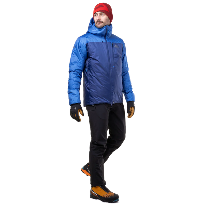 Mountain Equipment Fitzroy Men's Jacket in Admiral/Atlantic - On Model Front