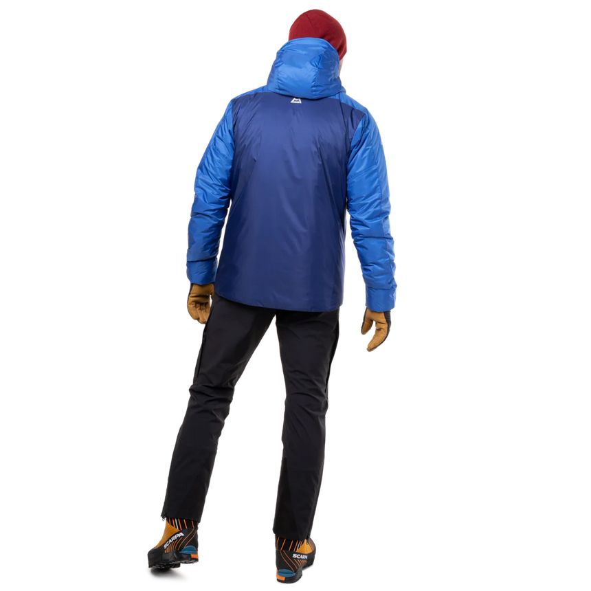 Mountain Equipment Fitzroy Men's Jacket in Admiral/Atlantic - On Model Side