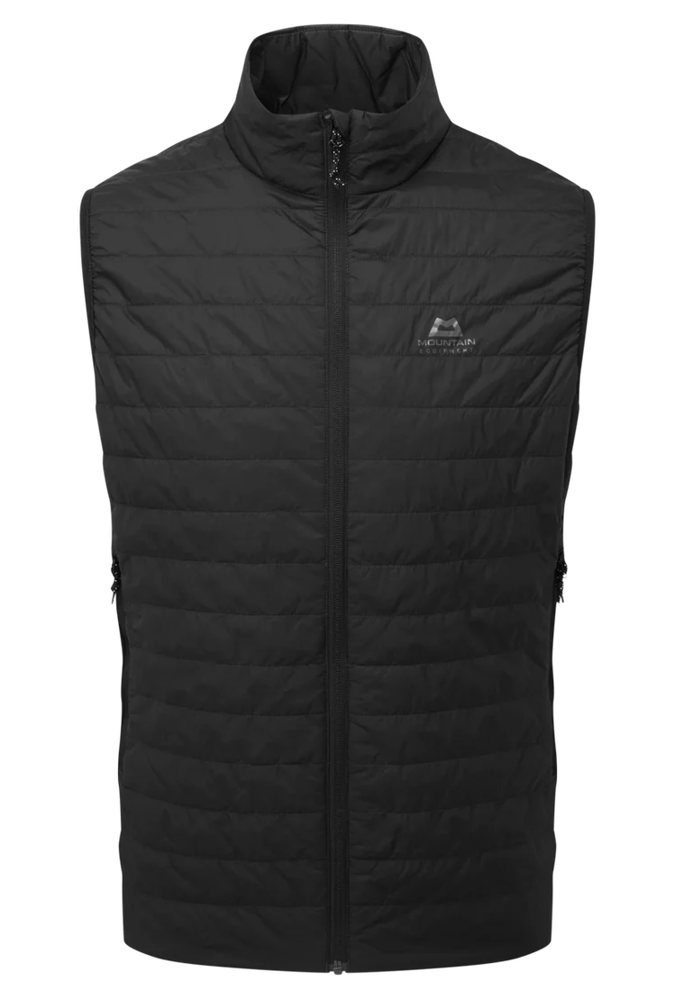 Mountain Equipment Fractal Men's Vest in Black - Front