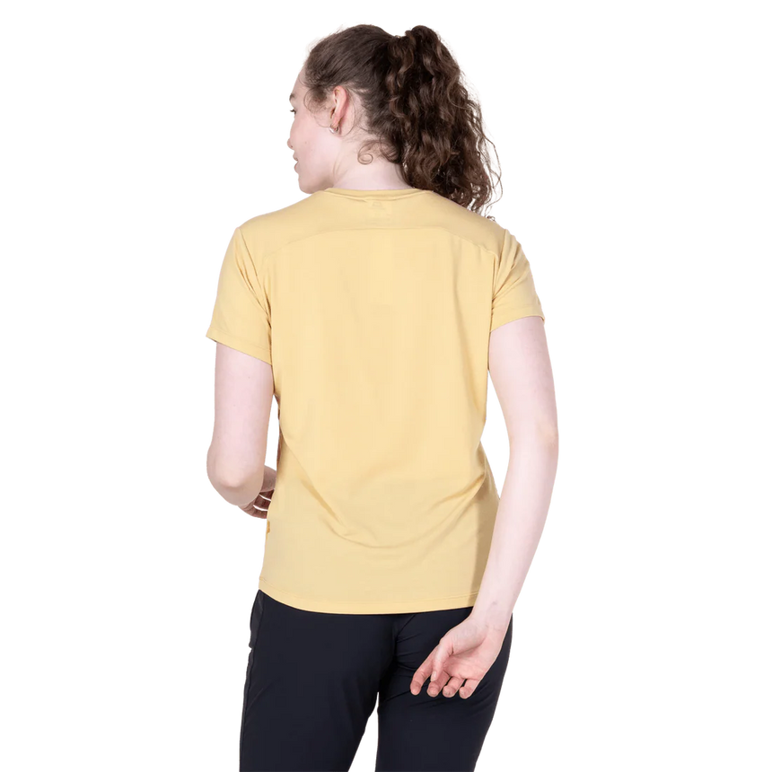 Mountain Equipment Headpoint Women's Tee in Rattan - On Model Front Full