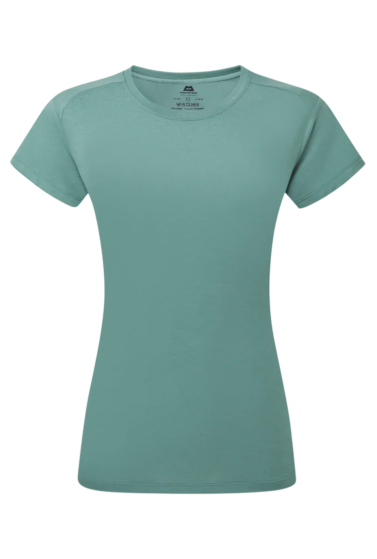 Mountain Equipment Headpoint Women's Tee in Sea Pine - Front