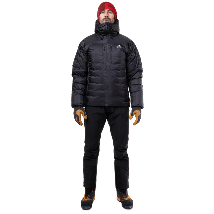 Mountain Equipment Kryos Men's Jacket in Obsidian - On Model Walking Back