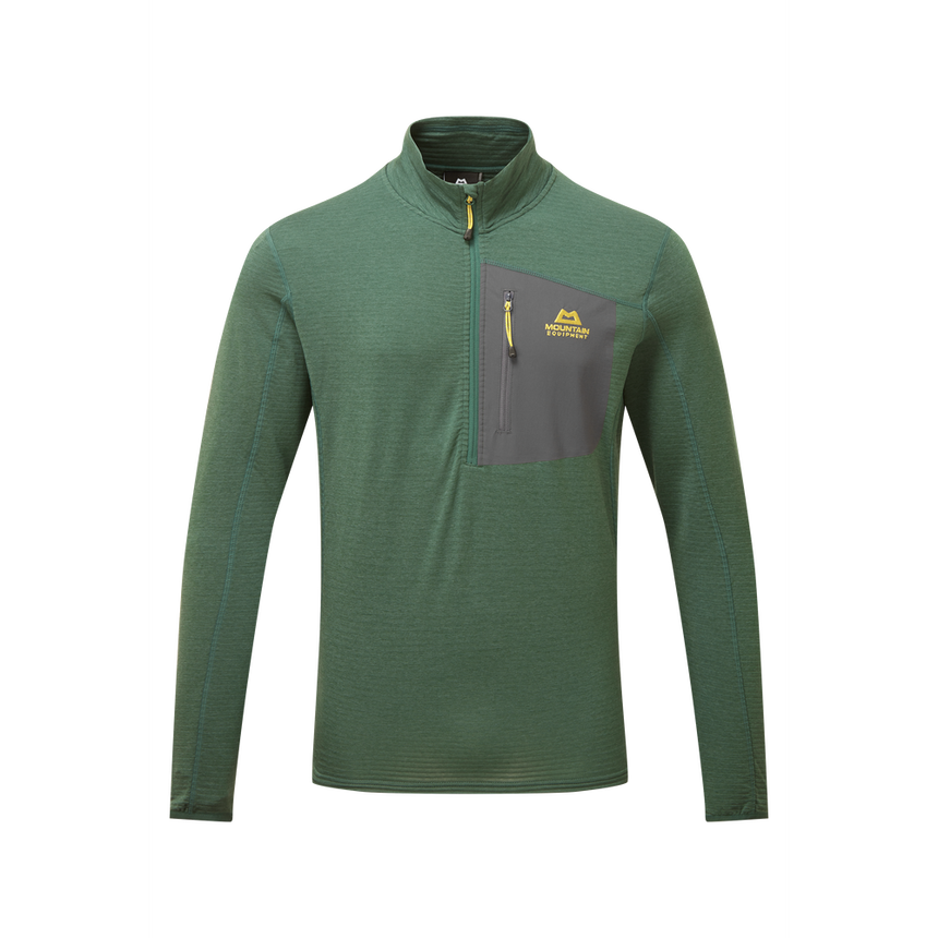 Mountain Equipment Lumiko Men's Zip T in Fern/Ombre - Product Preview