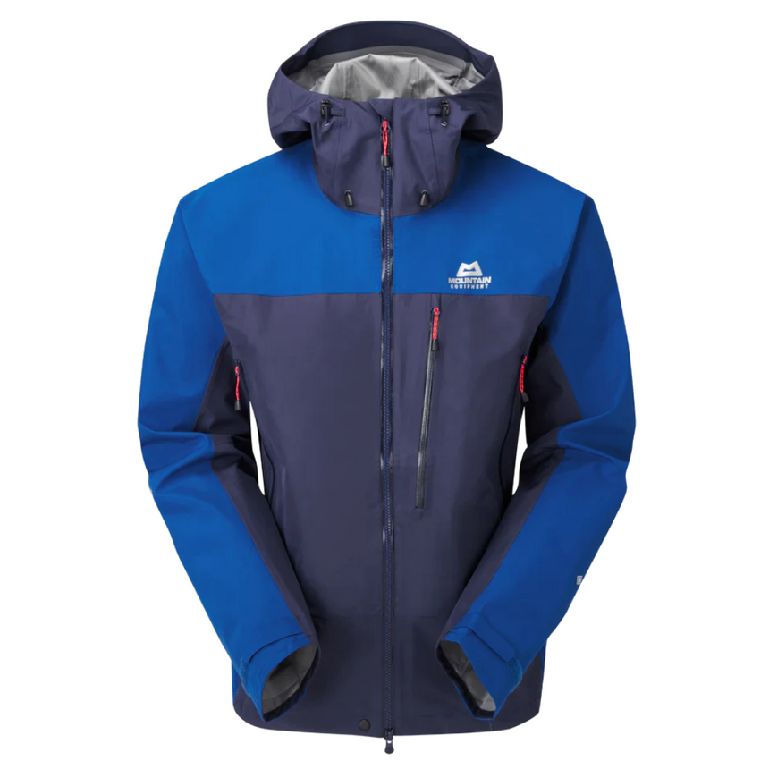 Mountain Equipment Makalu GORE-TEX Jacket in Medieval/Dark Ocean - Full Front View
