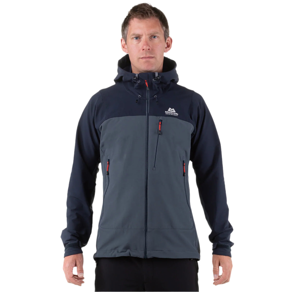 Mountain Equipment Mission Softshell Jacket in Ombre Blue/Cosmos - Front