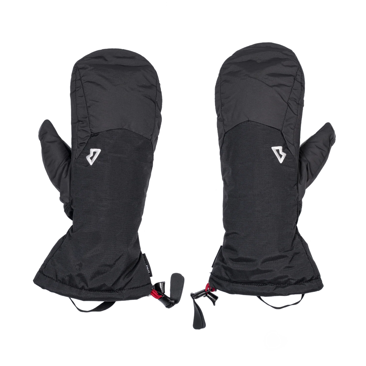 Mountain Equipment Mountain Mitts in Black - Paired Back View