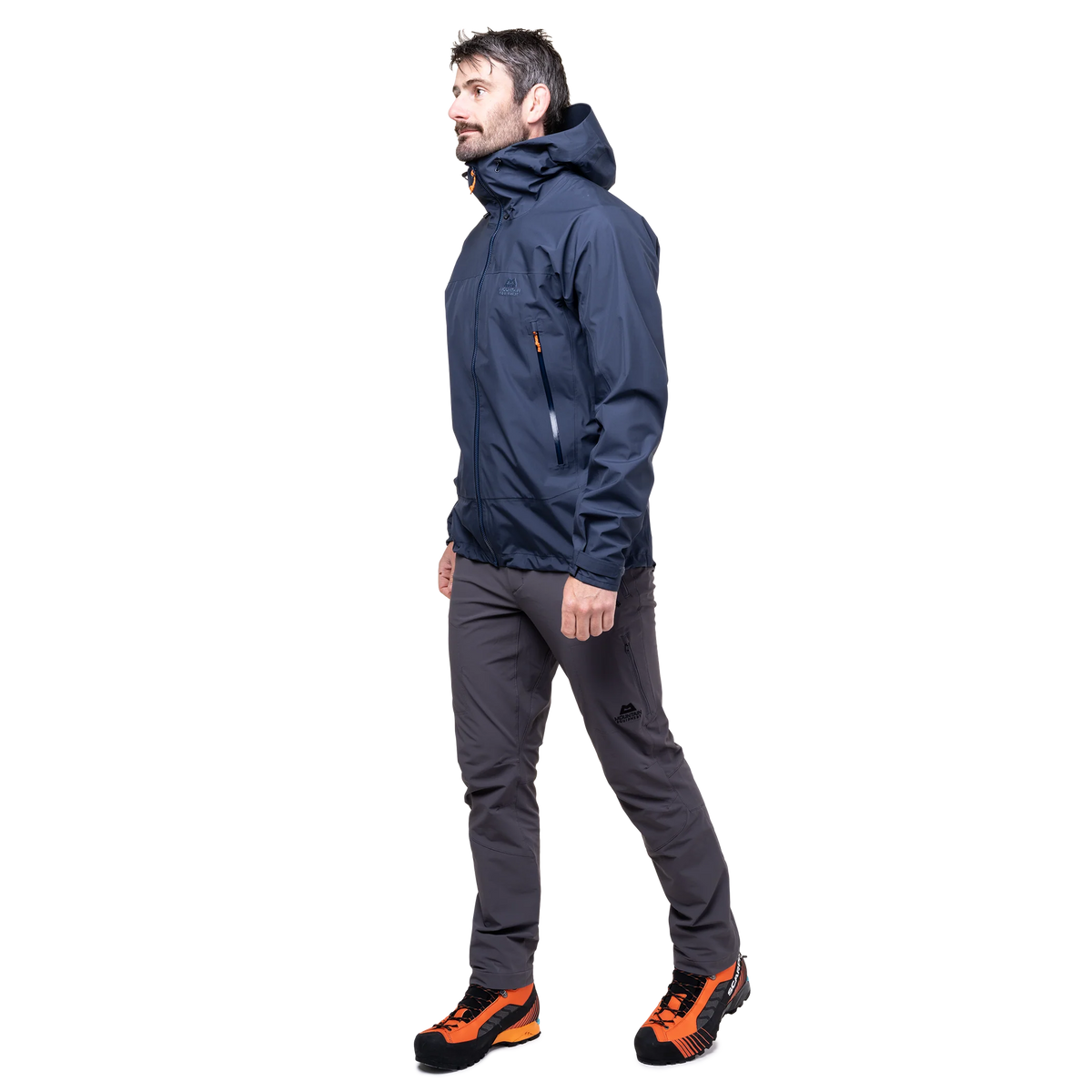 Mountain Equipment Odyssey Men's Jacket in Cosmos - On Model Walk