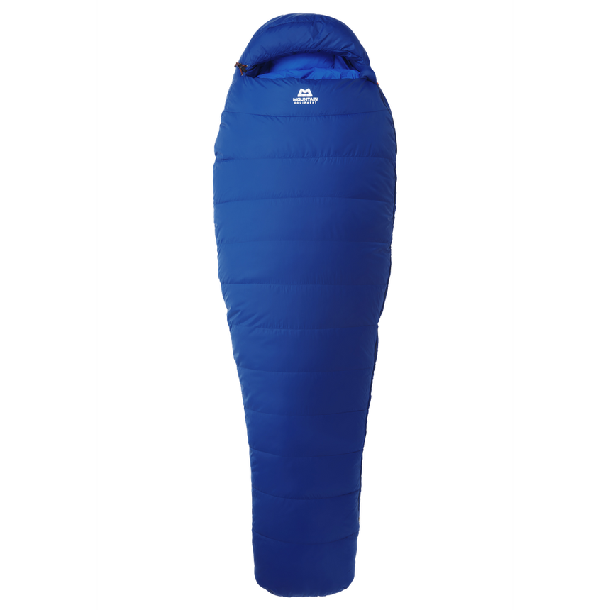 Mountain Equipment Olympus 650 Sleeping Bag in Admiral Blue - Back Product Shot