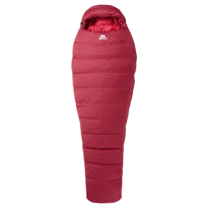 Mountain Equipment Olympus 650 Women's Sleeping Bag in Rhubarb - Back Product Shot