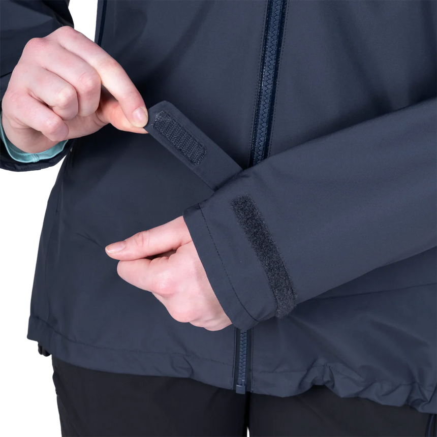 Mountain Equipment Raintower Women's Jacket in Cosmos - Cuff detail