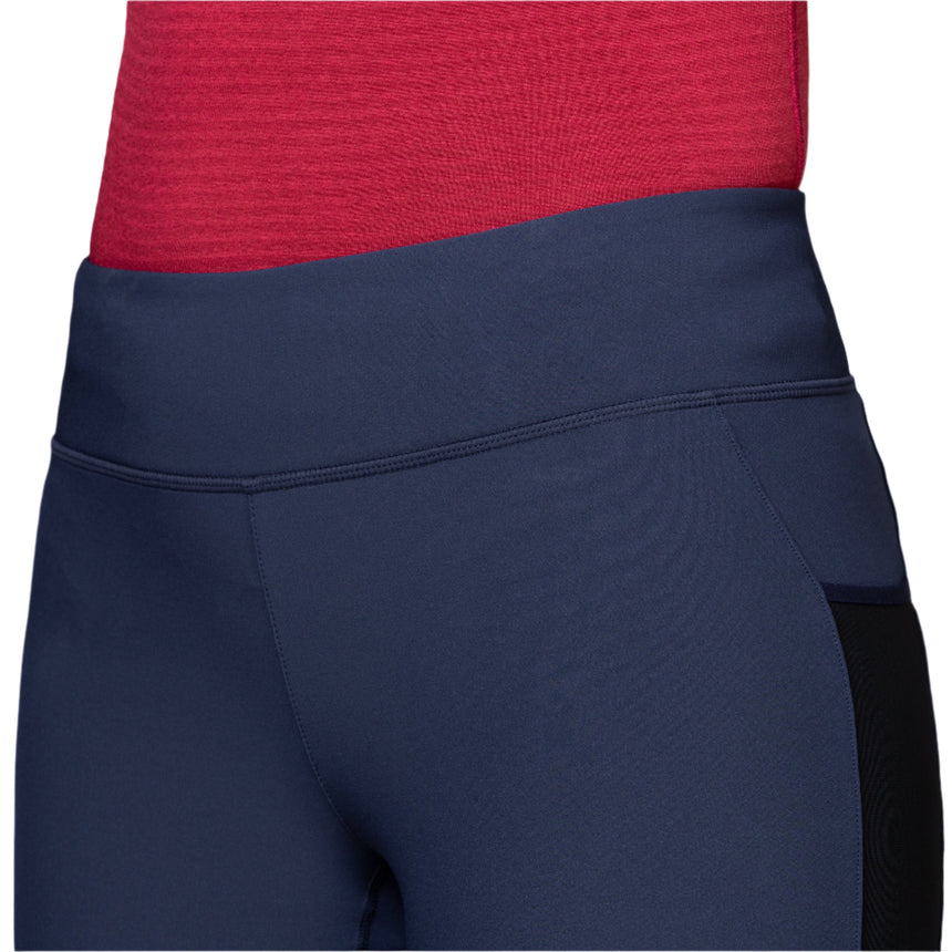 Mountain Equipment Sonica Women's Tight in Cosmos - Waistband Detail