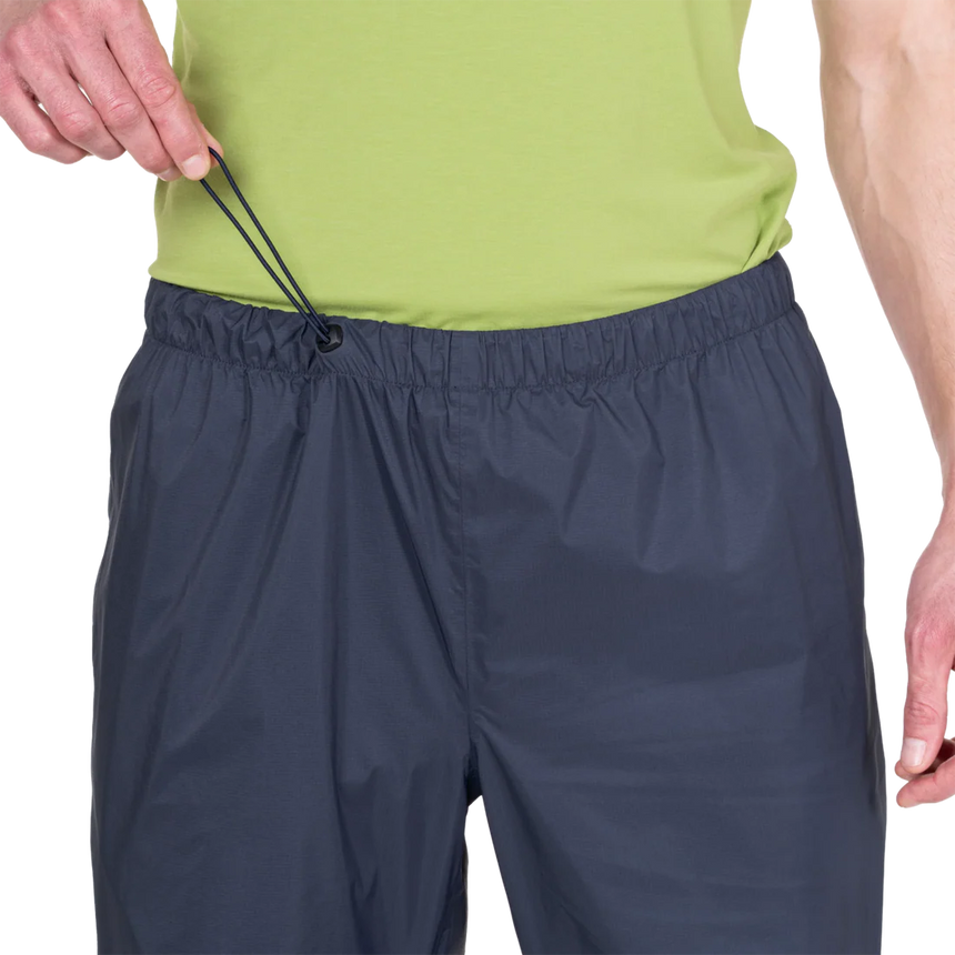 Mountain Equipment Spyre Men's Pant in Blue Nights - Kneeling Detail Model