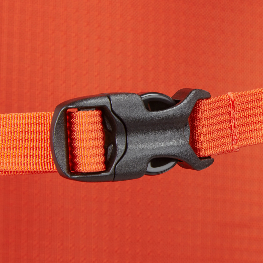 Mountain Equipment Sternum Strap in Magma - Buckle Detail