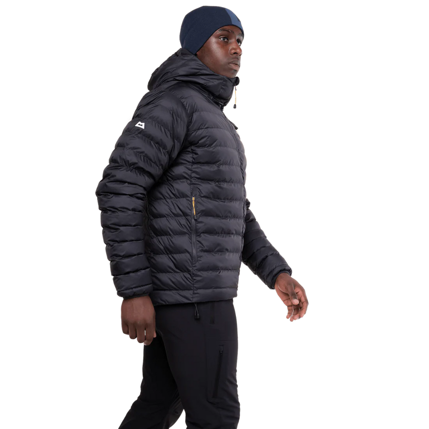 Mountain Equipment Superflux Men's Jacket in Obsidian - Clearance - Walking Side 2