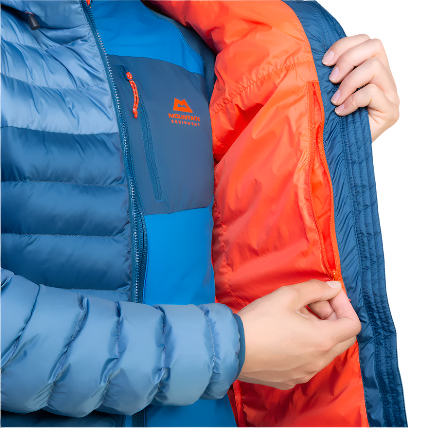 Mountain Equipment Superflux Women's Jacket in Majolica/Stellar - Inner Zipped Pocket