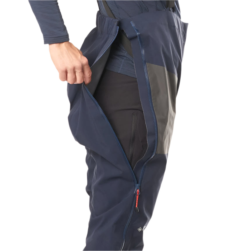 Mountain Equipment Tupilak GORE-TEX Pro Women's Pant in Cosmos - Brace Detail on Model