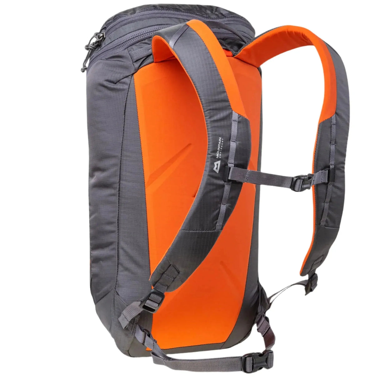 Mountain Equipment Wallpack 16 Backpack in Anvil/Cardinal Orange - Side