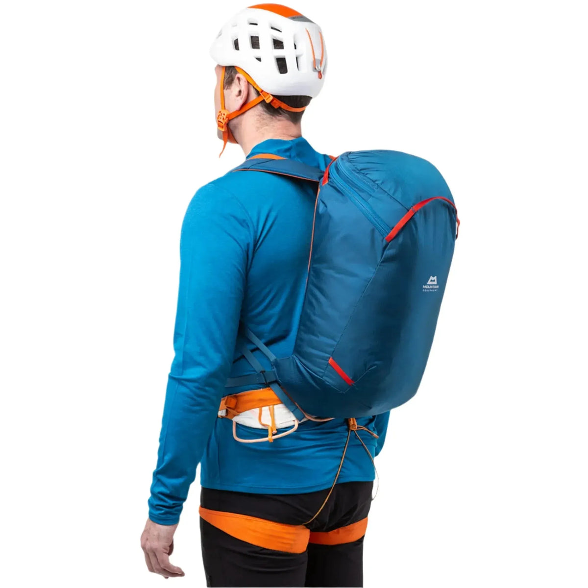 Mountain Equipment Wallpack 20 Backpack in Alto Blue - On Model Back