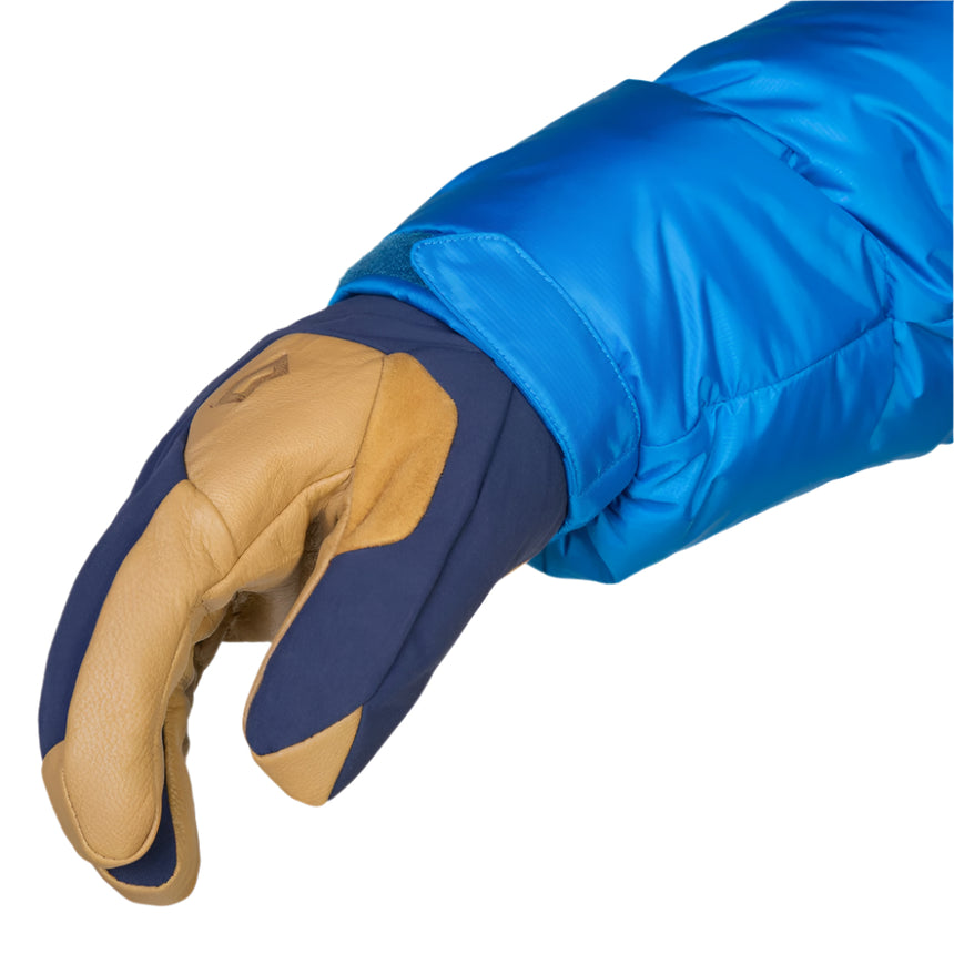 Mountain Equipment Annapurna Men's Jacket Outdoor Action Navy/Atlantic- Cuff