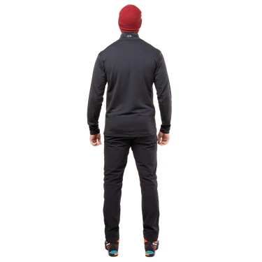 Mountain Equipment Apiro Men's Jacket Outdoor Action Black- Back Fit on Model