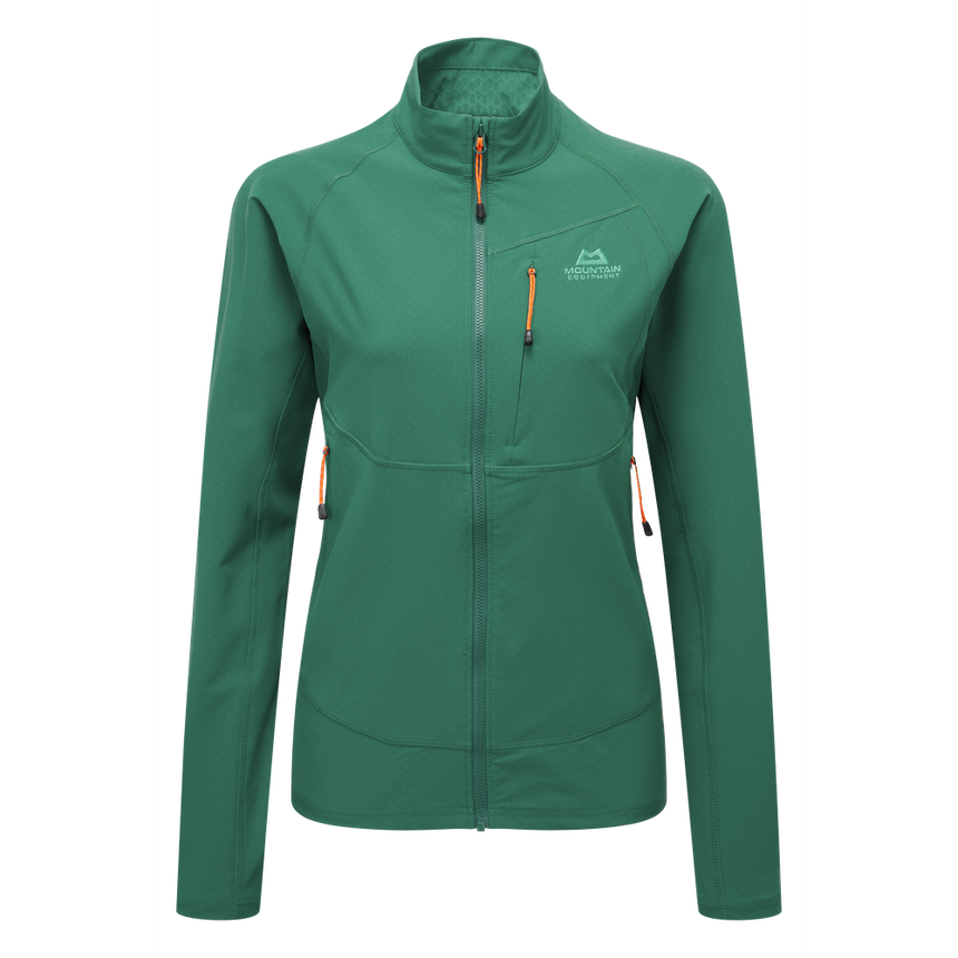 Mountain Equipment Arrow Women's Jacket Outdoor Action Spruce- Front