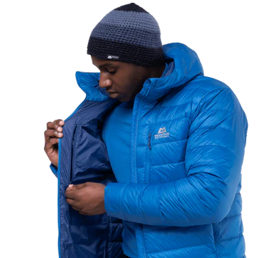 Mountain Equipment Baltoro Men's Jacket Outdoor Action Atlantic Blue- Inner Zipped Pocket