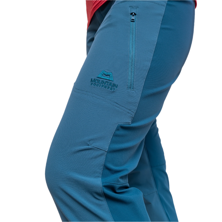 Mountain Equipment Chamois Women's Pant (AC) Outdoor Action IndianTeal/Maj- Thigh Pocket