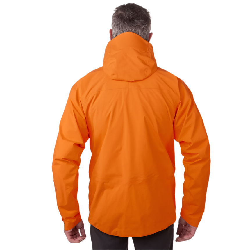 Mountain Equipment Changabang Men's Jacket Outdoor Action Mango- Back Fit