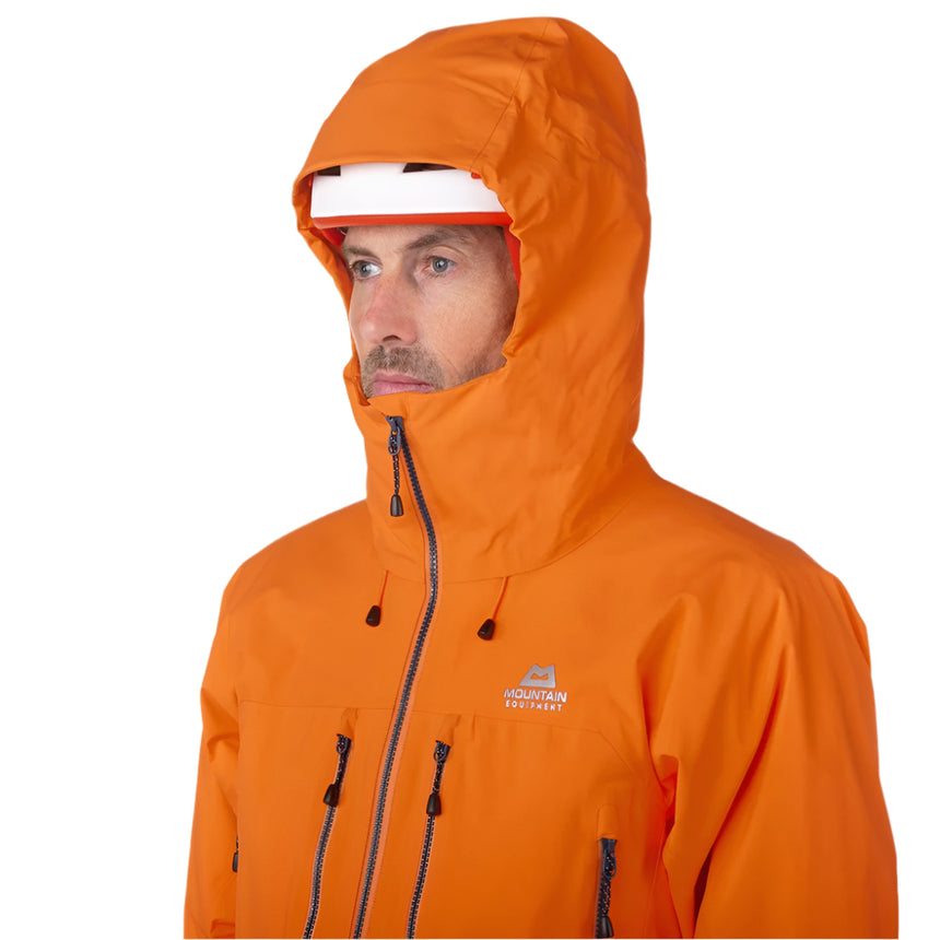 Mountain Equipment Changabang Men's Jacket Outdoor Action Mango- Helmet Compatible Hood