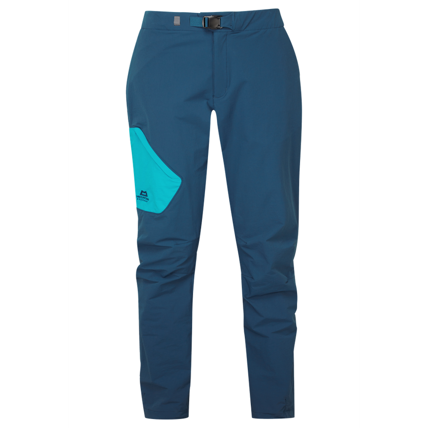 Mountain Equipment Comici Women's Pant (AC) Outdoor Action Majolica/Topaz- Front