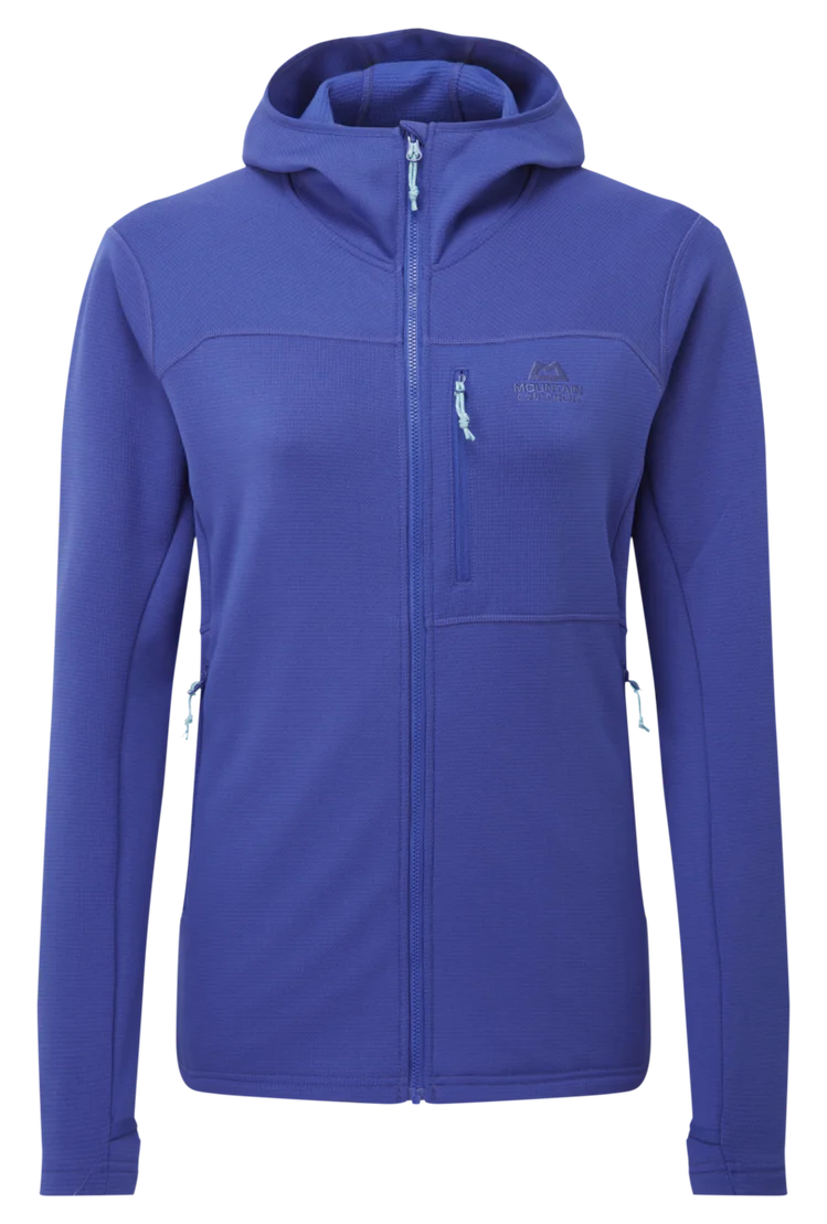 Mountain Equipment Durian Hooded Women's Jacket Outdoor Clematis- Front